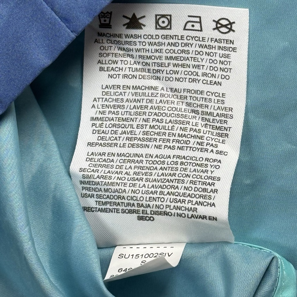 Nike Windrunner Vest Womens‎ Small Blue Gradient Zip Lightweight Running - Picture 7 of 8